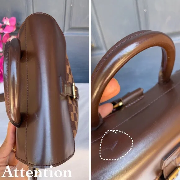 💝LIKE NEW 💝 LOUIS VUITTON Damier Ebene Soho Backpack - Picture 10 of 17